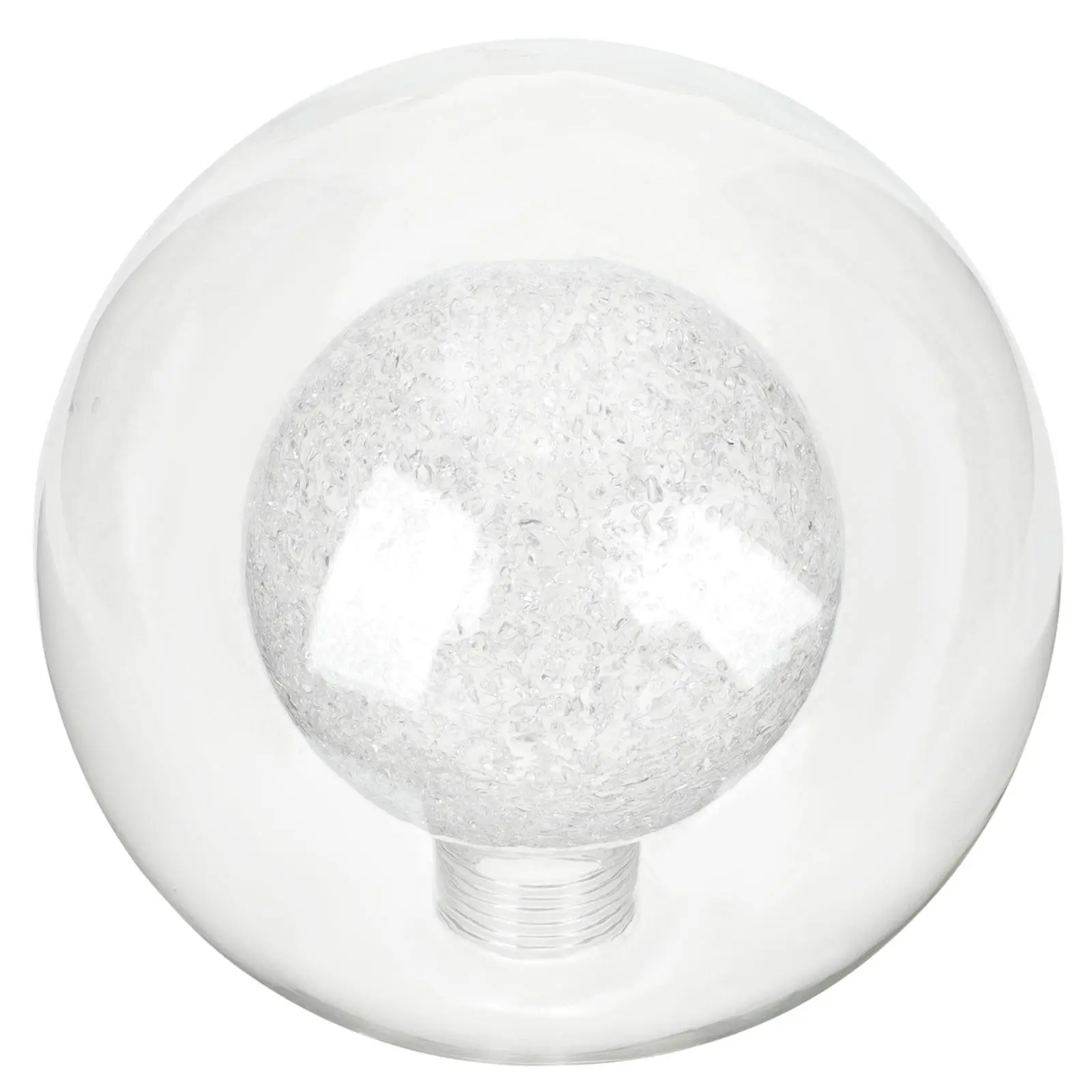 Premium Double-Layer Glass Lamp Shade 100Mm Globe Light Cover for Ceiling Fan Pendant Chandelier Modern Round Replacement Glass