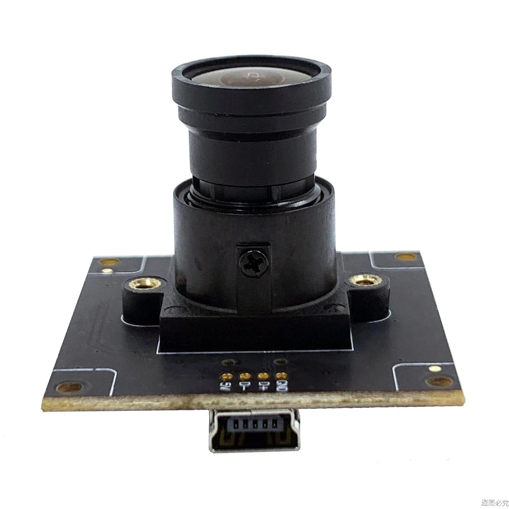 Factory Hotsale Customized Omnivision 1.0MP 720P Color USB Camera Module 34*34mm 3.6mm Board Lens with Mini-USB Connector