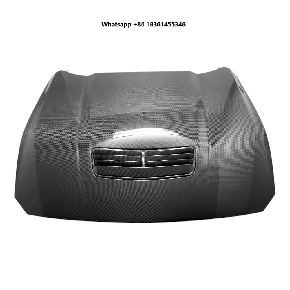 

For Mustang 2024 2024 002 Style Modified Carbon Fiber Fibre Front Engine Bonnet Hood Vent