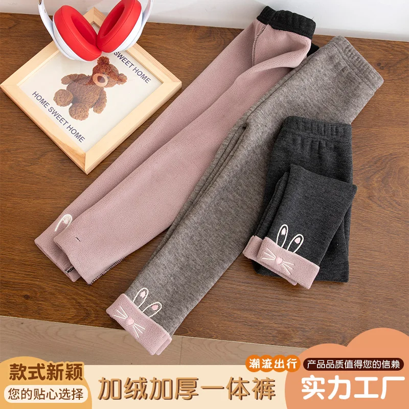 Girls' Fleece-Lined Winter Tights – Extra-Warm Plush Leg Warmers for Toddlers & Kids, Soft Thermal Bottoms for Cold Weather