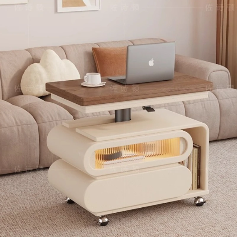 القهوة غرفة المعيشة طاولة طعام ارتفاع الخريف تصميم الحديثة بسيطة طاولة طعام المطبخ طاولة قابلة للطي Basse دي صالون الأثاث