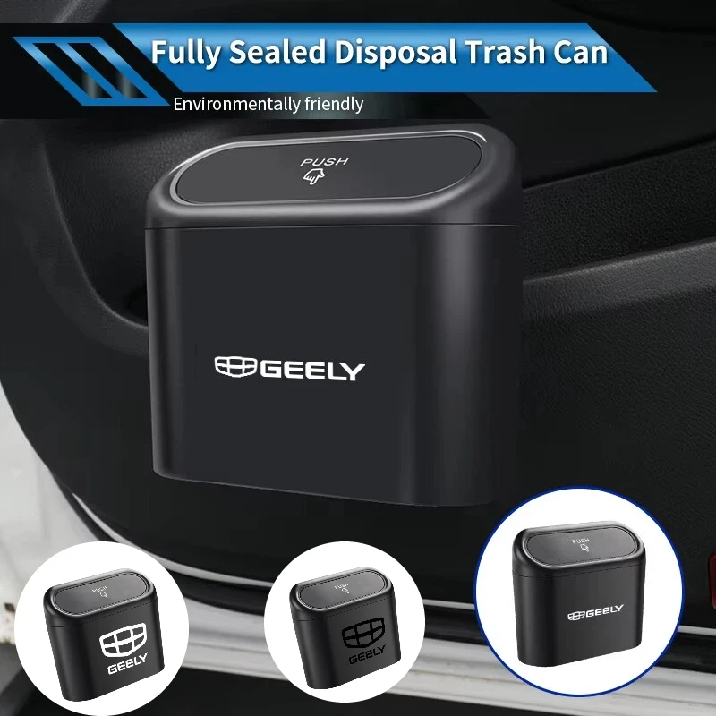 

Car Door Hanging Trash Can Storage Box Organizer For Geely Coolray Tugella Geometry C Emgrand Auto Interior Accessories