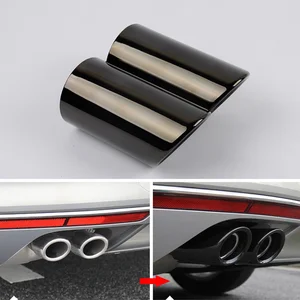 Edelstahl-Schweißauto-Tippabdeckungen, Chrombeschichtung, Audi A1, A3, A4, TT 2009-2015, VW Volkswagen Passat 10 Hauptverkäufe besser Escape Audi - №3