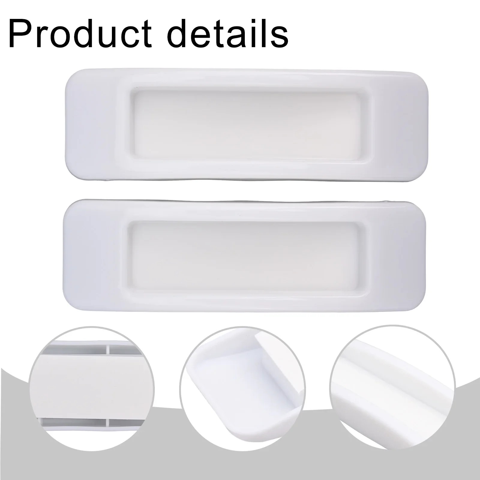 Functional Cabinet Handle Set 2 Pack of Plastic Sliding Door Accessories that Blend Seamlessly with Your Decor