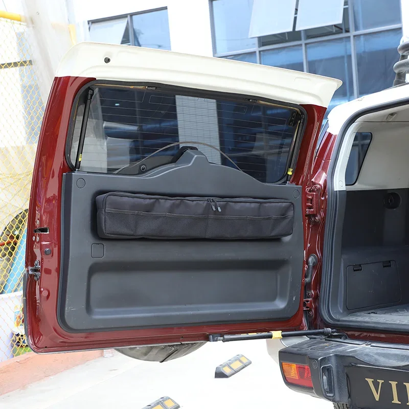For Toyota FJ Cruiser 2007-2021 Black Oxford Cloth Car Tailgate Storage Bag Tool Box Car Modification Accessories