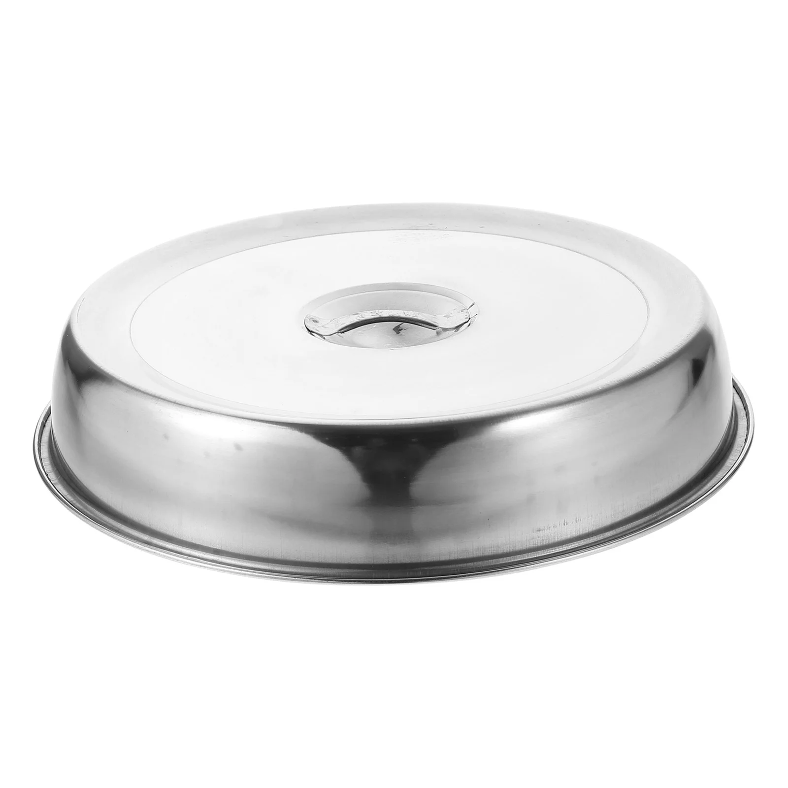 

Stainless Steel Steak Cover 26cm Round Griddle Lid for Bacon Beef Burgers Poultry Breads Grilled Sandwiches Cookouts Teppanyaki