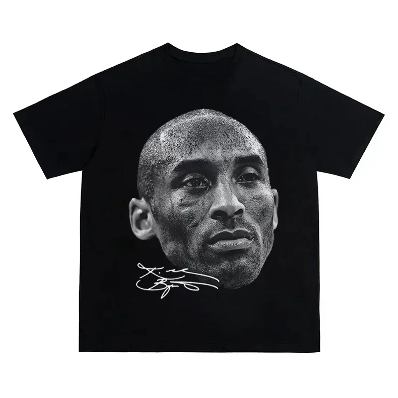 American Harajuku High Streetwear Basketball Tops Y2k Oversized Couples Goth Hip Hop Cotton Short Sleeve Men Women Looe T Shirt