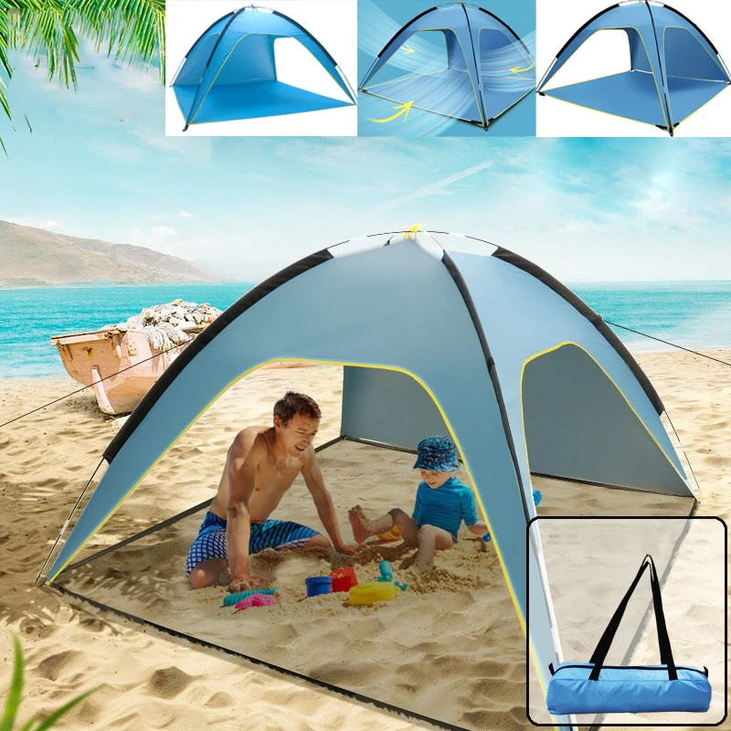 Quick Automatic open Beach Tent one Shelter Tent Shade light Pop for Outdoor Camping Three Ventilated And Spacious Tent