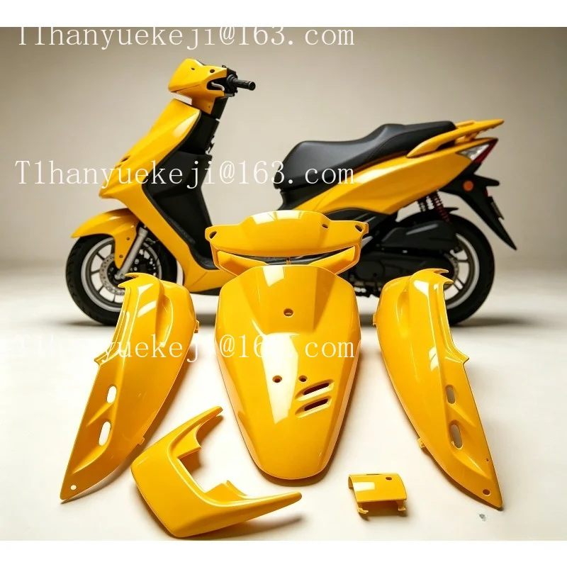 Motorcycle accessories suitable for dio27/dio28 shell full car plate, single color frosted shell
