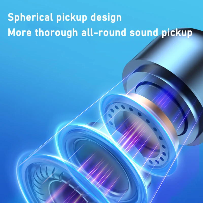 Zezzio K6 Computer Desktop Microphone Portable Conference Teaching Microphone PC Mac USB Computer Desktop Microphone