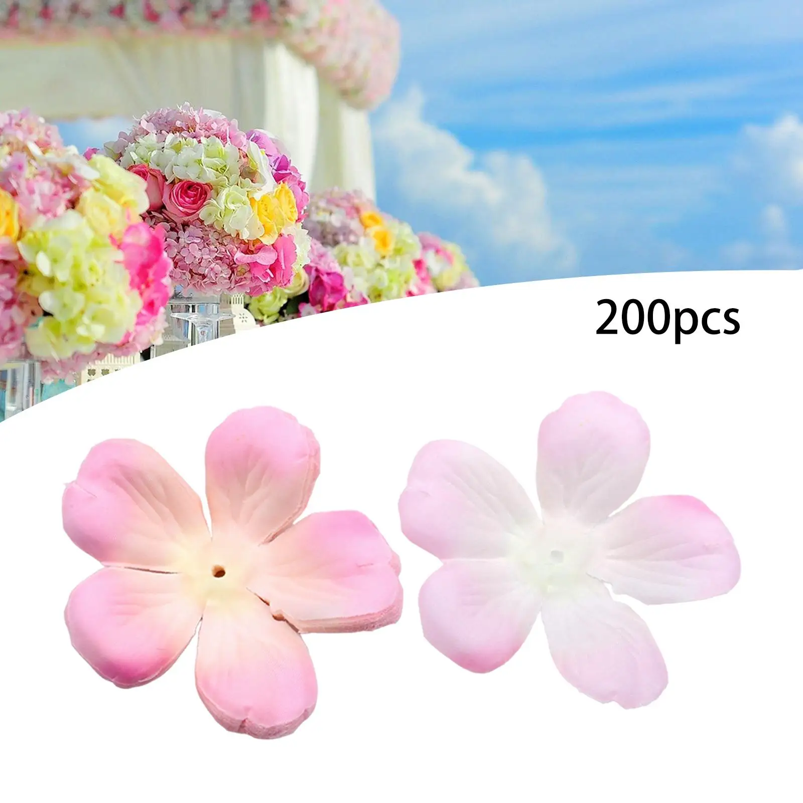 200x Künstliche Blütenblätter für Blumenarrangements, Tischdekoration, Antrag und Blumenstrauß