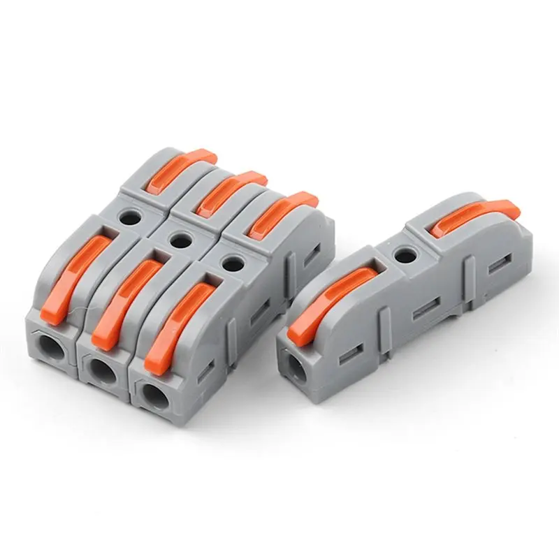 L60A 50Pcs Lever Wire Connector For Quick Connection Connector Compact Splice Insulatedterminal