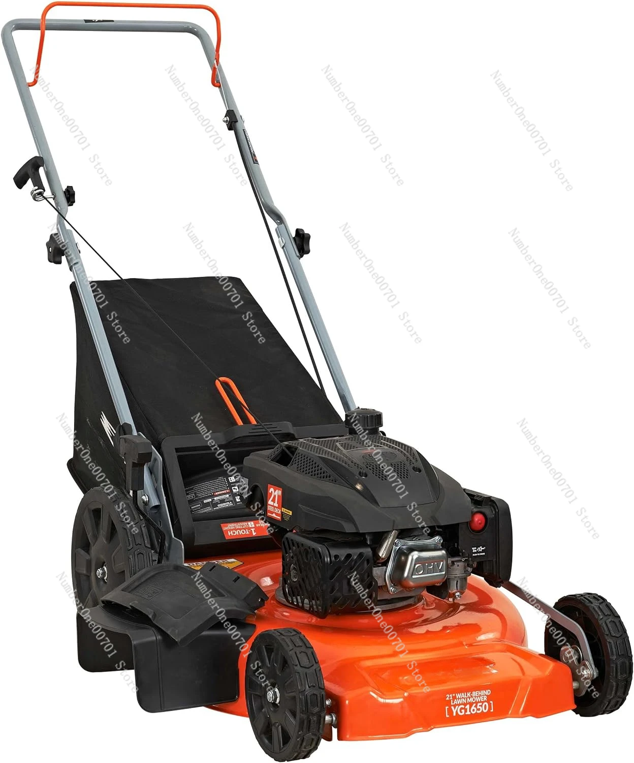 

21-Inch 170cc Three-in-One High Rear Wheel Gas Walking Push Hay Mower