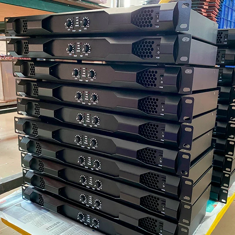 K4-450 4 Channel 4CH Amp Sound Audio 1U Class D Digital Amplifier for Stage