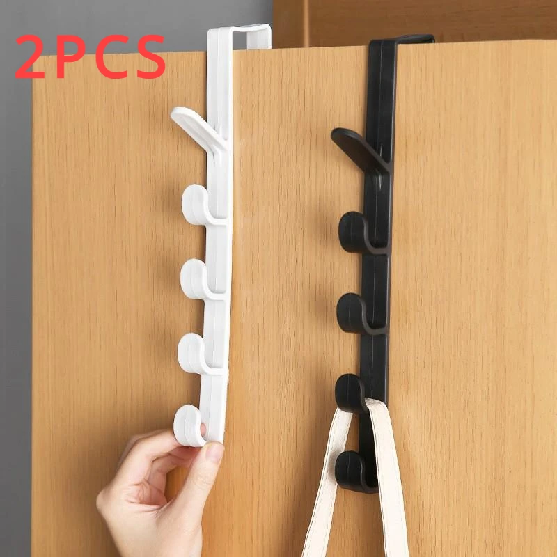 

2PCS Cabinet Drawer Door Hook Coat Clothes Bag Towel Storage Holder Kitchen Bathroom Hanger Hook Home Accessories