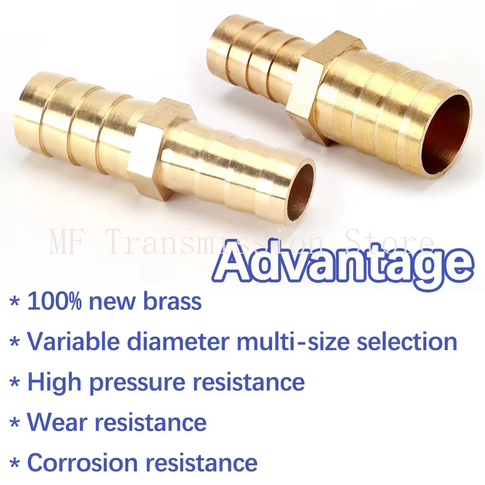 Brass Type Plug Variable Diameter Pagoda Reducing Conversion Hose Connector 6/8/12/14/16/18/19/19/3/4/5/6/8/10-16mm