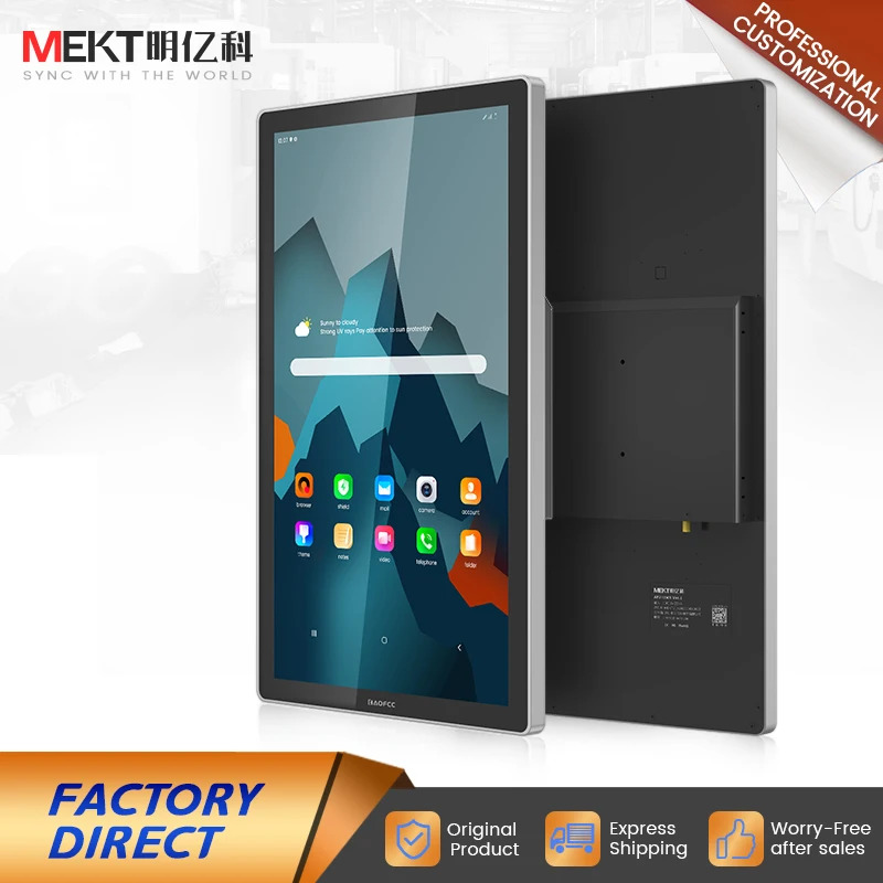 

MEKT RK3288/RK3568/3399 CPU 18.5/21.5 Inch Industrial Embedded Wall-mounted Fanless Capacitive Touchscreen Android All-in-One PC