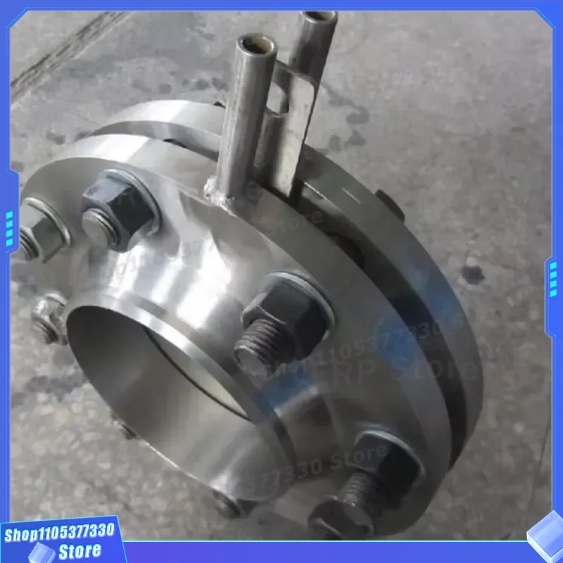 WN ANSI B16.36 2 Inch Flanged Orifice Plate Carbon Steel Stainless Steel 150LB Pressure Rating Industrial Pipeline Flow