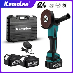 Kamolee 100mm 125MM 5 pollici 18500RPM Smerigliatrice angolare a batteria senza spazzole Taglio a 4 velocità compatibile per batteria Makita 18V