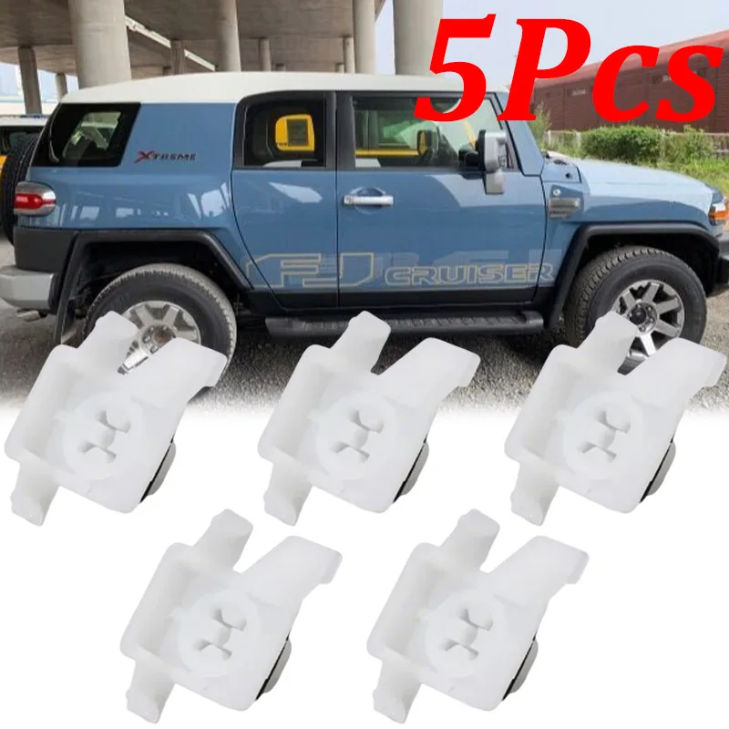5Pc For Toyota FJ Cruiser Windshield Reveal Molding Clip For 2007-2014 Models 75563-35010 Original Equipment Manufacturer Part