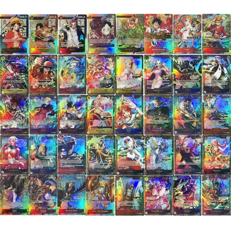 

40 шт., цельная акция чемпионата/карта победителя Луффи Зоро, коллекционные предметы для хобби, коллекция игр, копия аниме-карточек