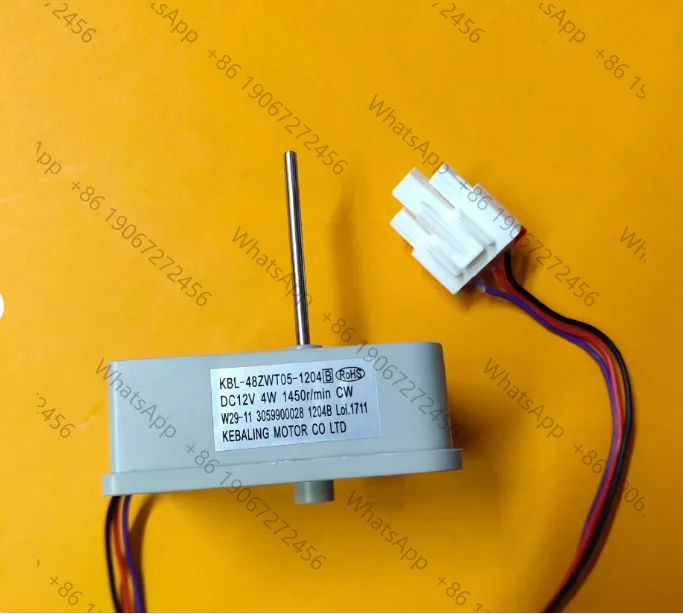 Motor de Ventilador para Refrigerador Electrolux KBL-48ZWT05-1204 DC12V 4W 1450r/min CW W29-11 3059900028 1204B, Piezas de Motor