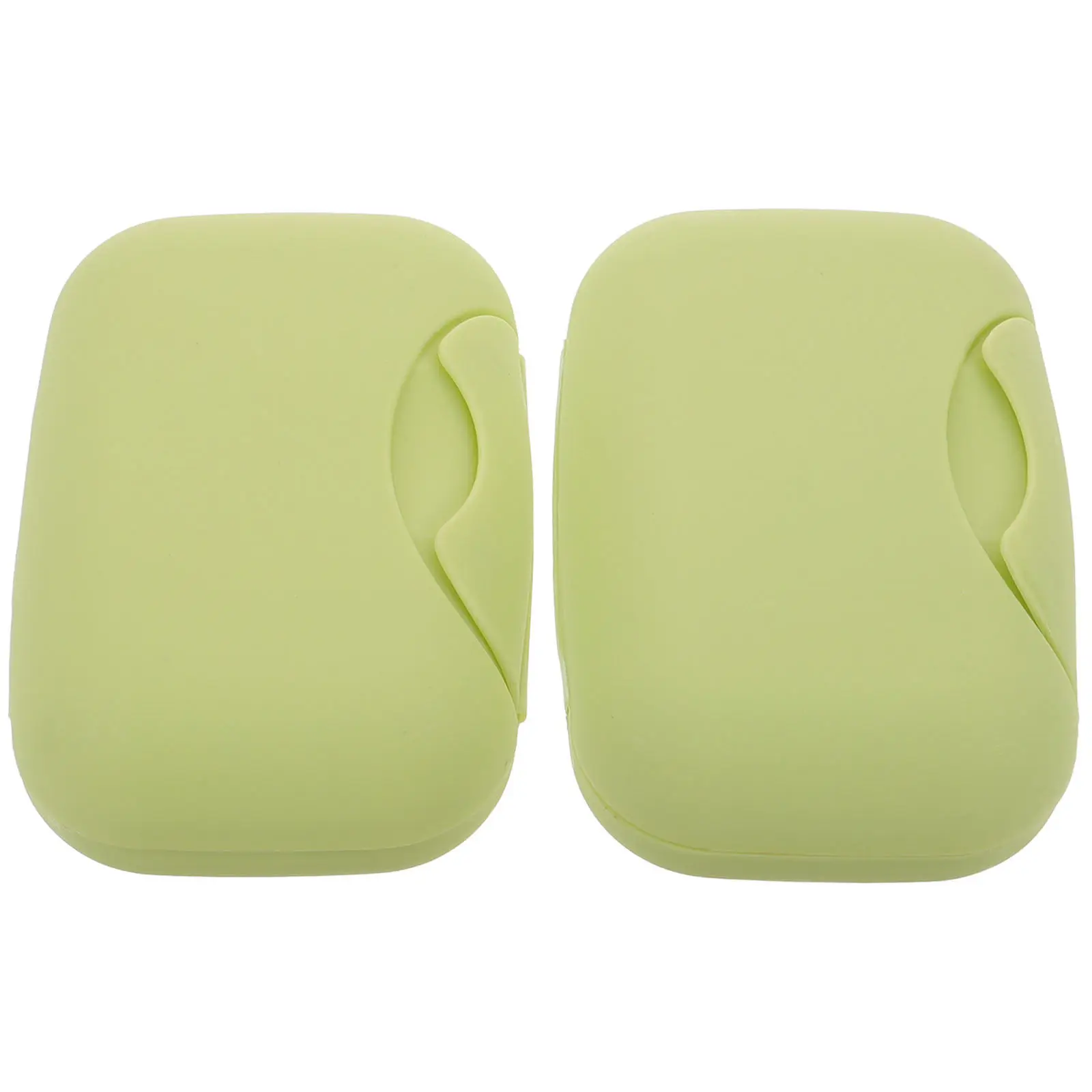 

2Pcs Leak-Proof Travel Soap Box Heavy-Duty Plastic Portable Waterproof Soap Holder for Camping Hiking Gym Bathroom Vacation