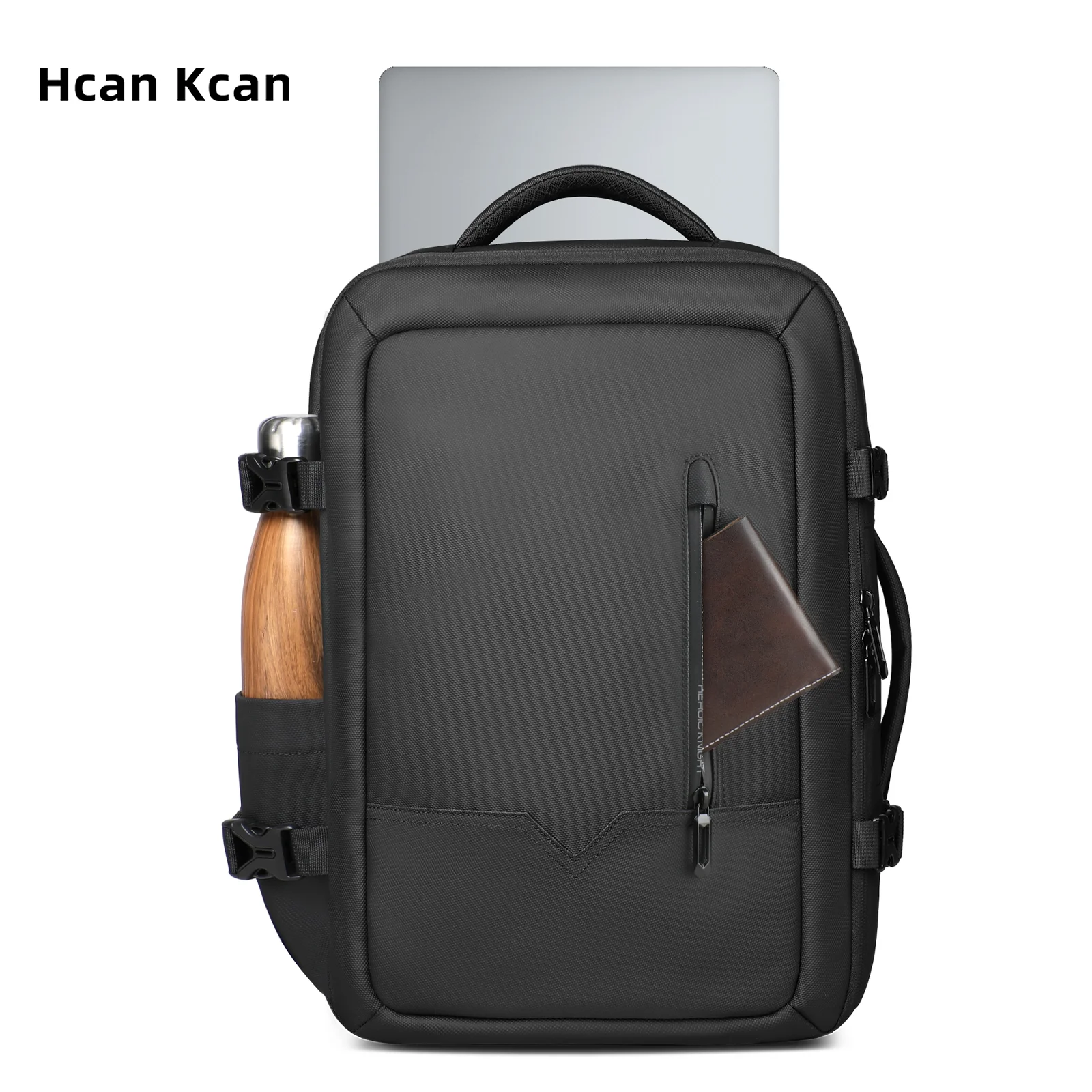 

HcanKcan Large Capacity Travel Backpack Business Trip Boarding Backpack 17'' Laptop Bag Multifunctional Camping Handbag for Men