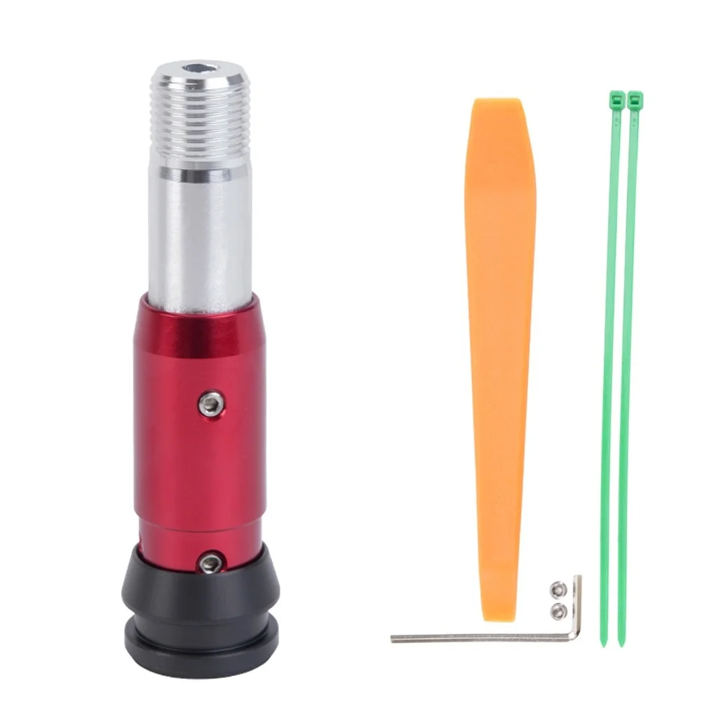 

Gear Shift Knob Adapter for Automatic Transmission Cars Aluminum Shift Head Converter Comes with Tool and Fasteners