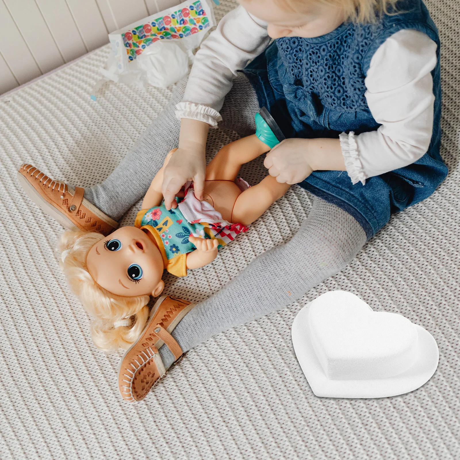 Herz Mini Top Multifunktions Winzige Hüte Eva Tuch Material Zubehör Für Diy Handwerk Party Geschenk Dekorative Winzige Hüte