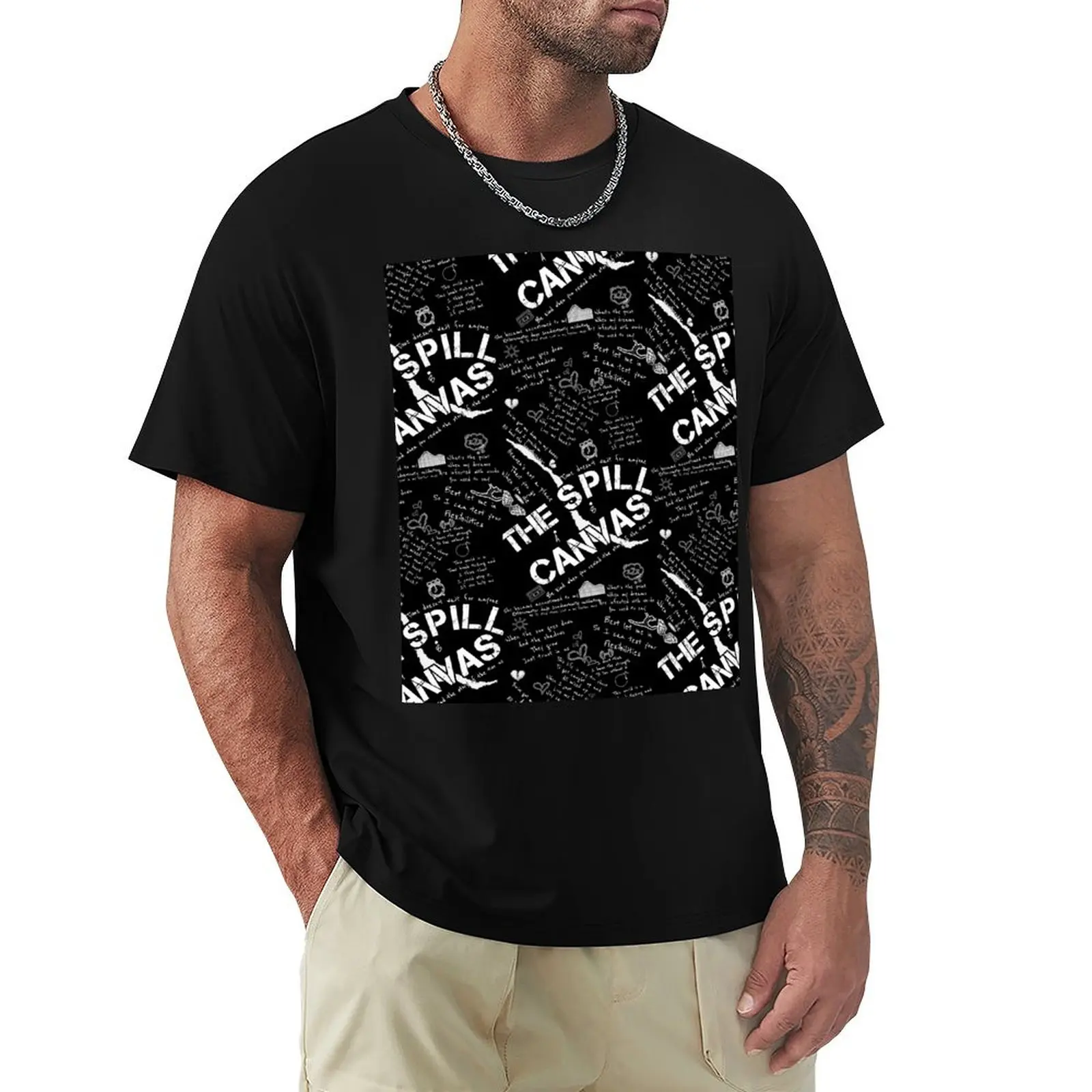 The Spill Canvas T-Shirt Simple Casual Short Sleeve Tee
