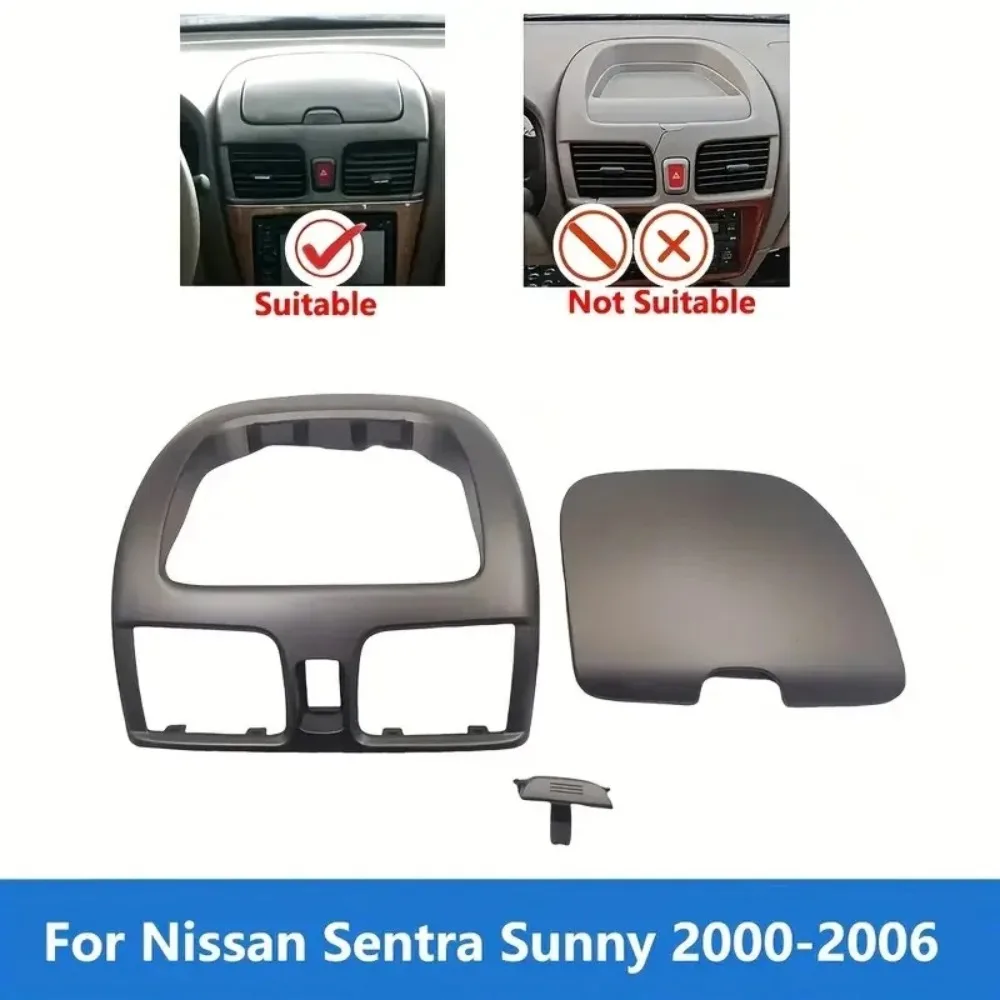 Car Central Dashboard Air VentOutlet For Nissan Sentra Sunny 00-06 Center Dash Air Vent Cubby Storage Hazard Switch 682605M002