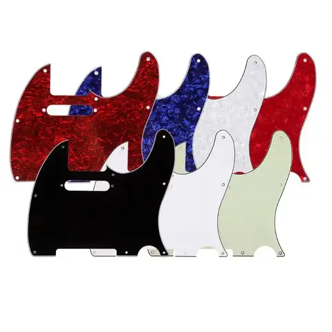 3Ply Aged Pearloid Pickguard 텔레 스타일 기타 Pickguard Aged White Pearl 악기 기타 부품 액세서리 7 색 3Ply Aged Pearloid Pickguard 텔레 스타일 기타 Pickguard Aged White Pearl 악기 기타 부품 액세서리 7 색