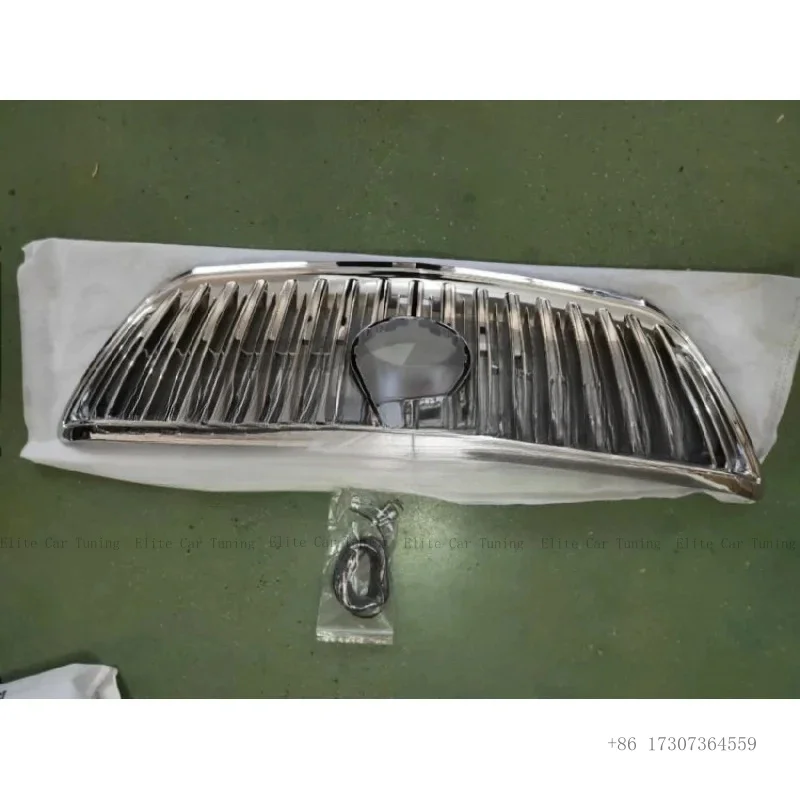 Full Chrome Upper Grille Automobile Air Inlet Front Facelift Bumper Grill for  Rx330