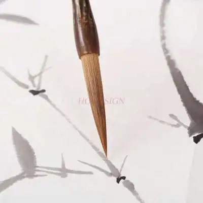 

Чистый щетка Классическая Волк Воющий длинный волк кисть для письма четыре линии сокровищ трава каллиграфия крючок линия кисть для письма