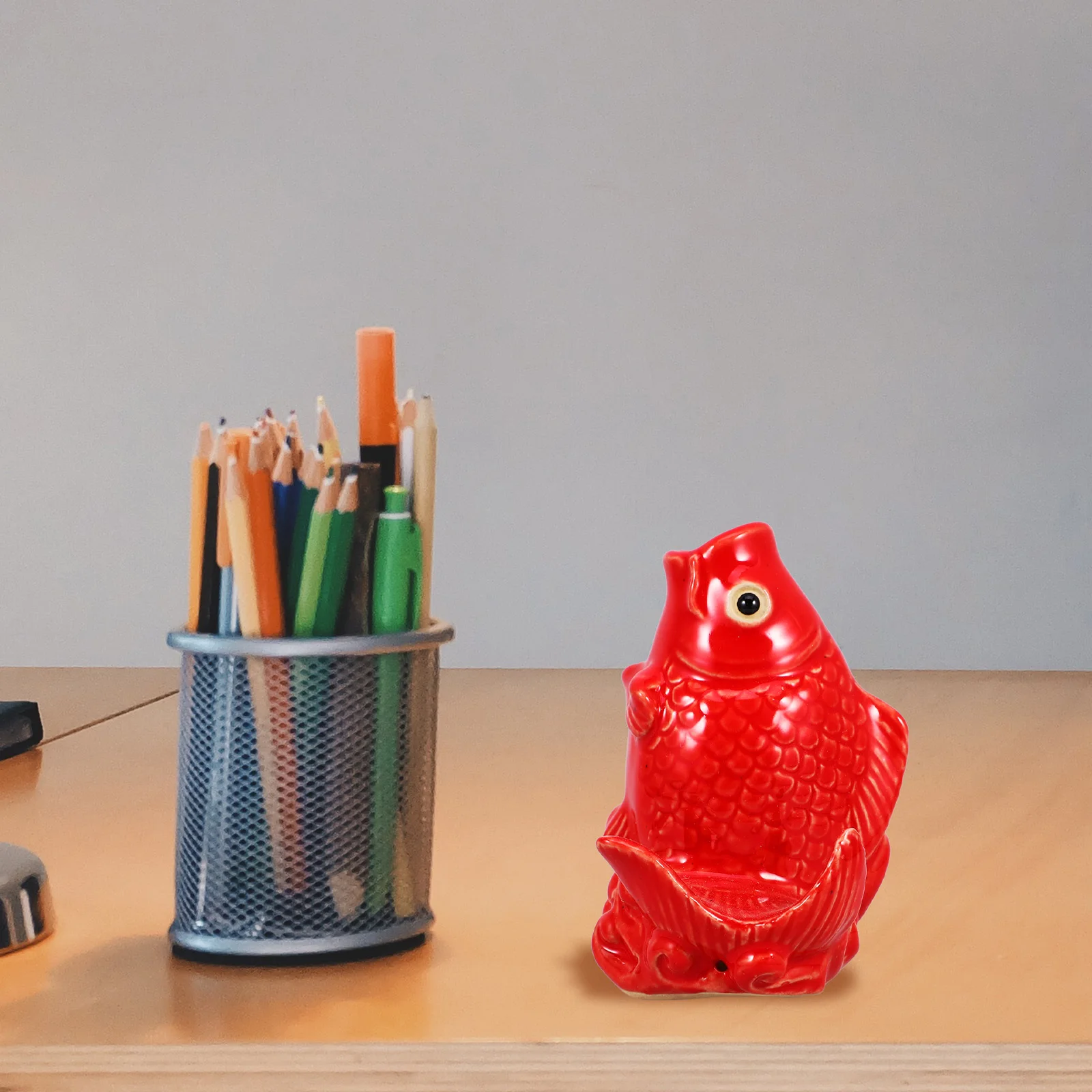 

Ceramic Koi Fish Decor Toilet Bolt Caps Animal Shaped Replacement Covers Universal Bathroom Repair Parts