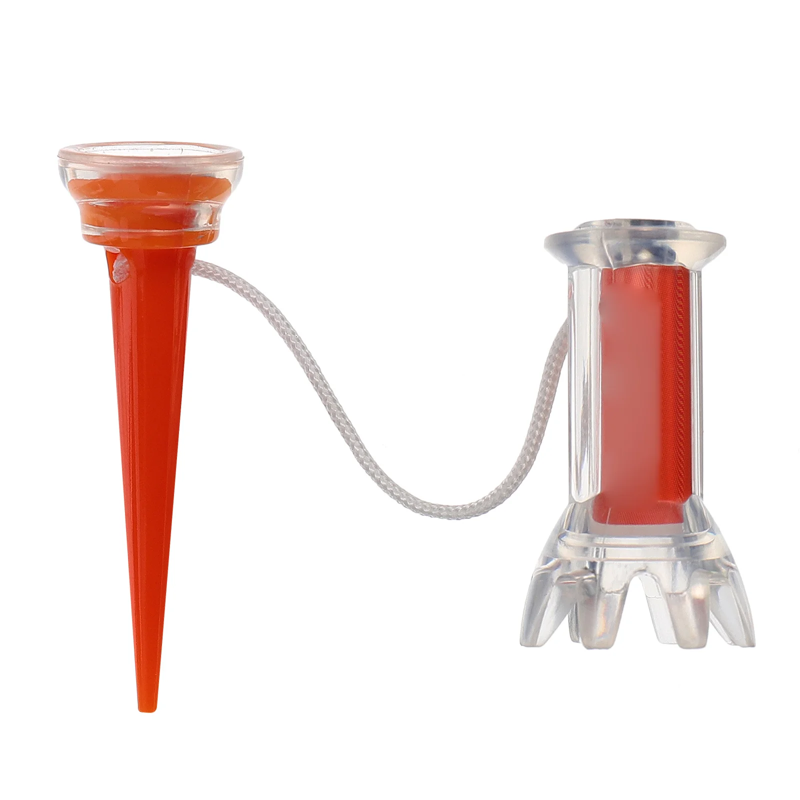 

Golf Tees Claw Shaped Plastic Ball Holder Stand Rack Training Tool Lightweight Durable Golf Accessories Equipment Supplies