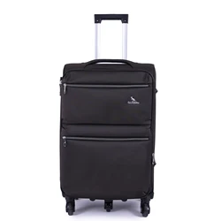 Luggage Oxford Five Wheels 2024 New Waterproof Large Capacity Suitcase Business Leisure Travel Bags Unisex Password Trolley Case