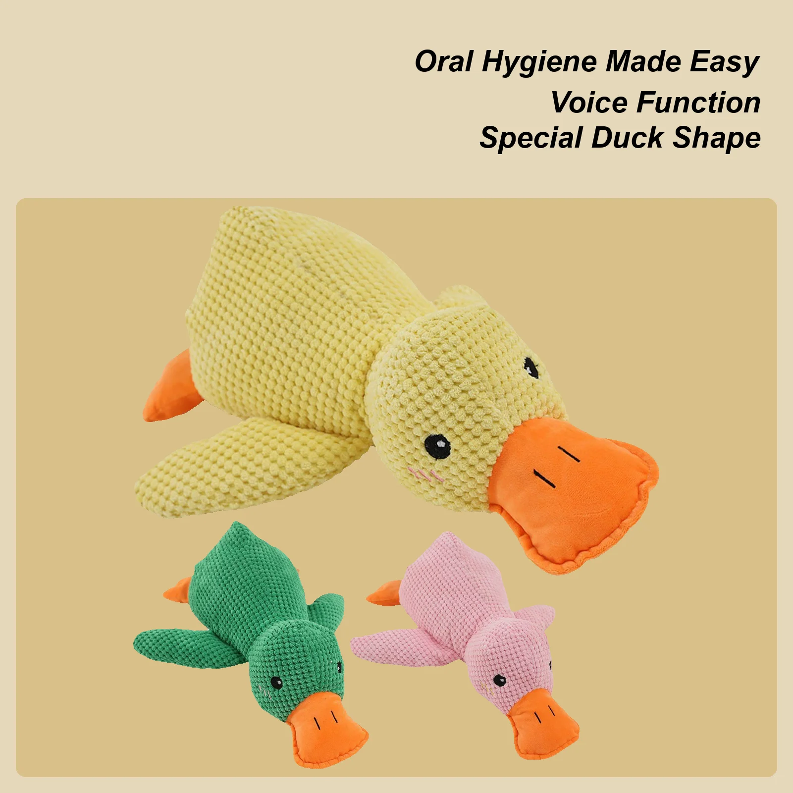 

Мягкая игрушка для собаки-утки, успокаивающая утка, скрипучие игрушки для щенков, плюшевая игрушка для домашних животных, мягкая жевательная игрушка-утка, интерактивные игровые принадлежности