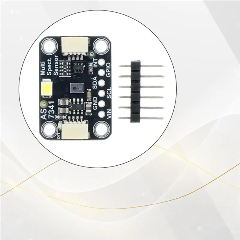 【PRICE-DROP!】Light Color Sensor Module AS7341 11-CH Spectral Sensor Splitter Board Detection Measurement