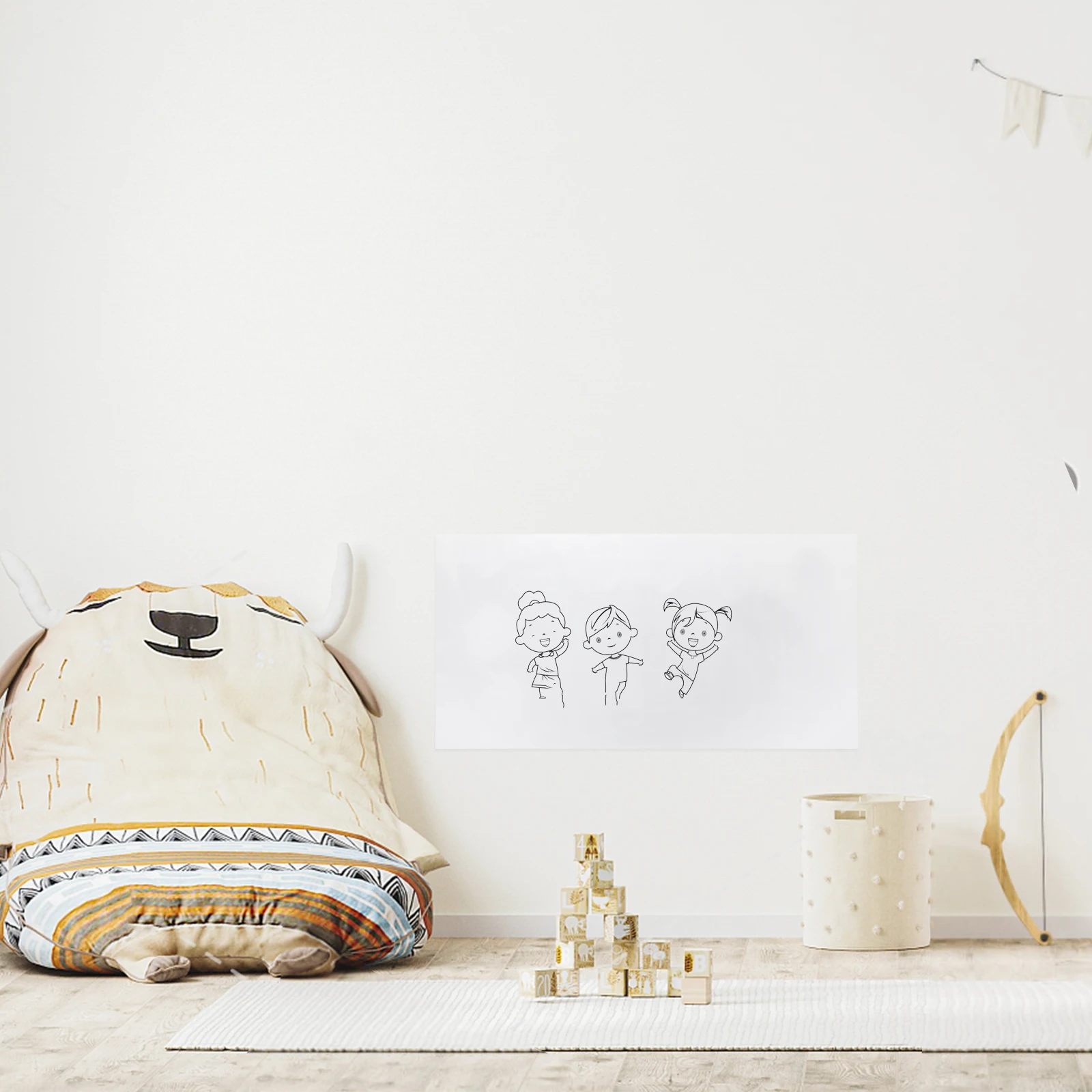 1 Set Dry Erase Blank Sheet Wear-Resistant Erasable Writing Sticker Portable Whiteboard Wallpaper For Classroom Office