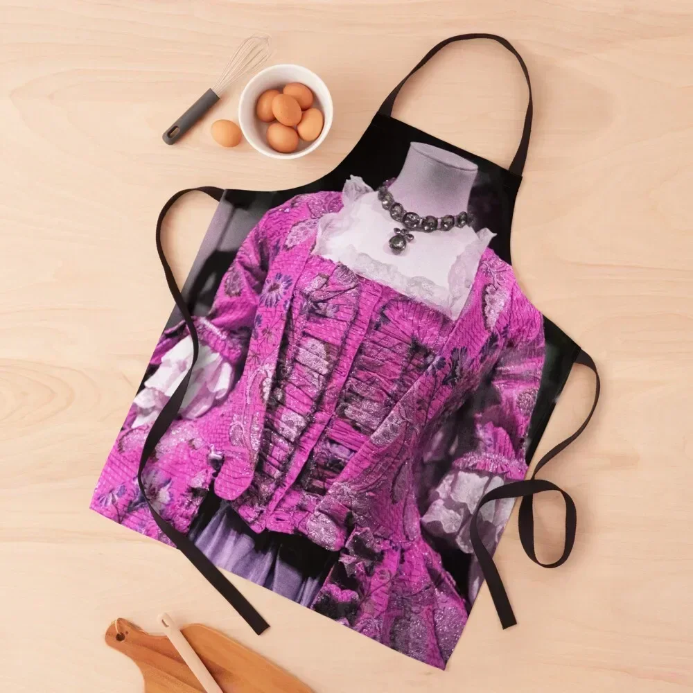 

The pink historical costume Apron Kitchen Household Items For Cooking Children'S Household Items Kitchen Apron
