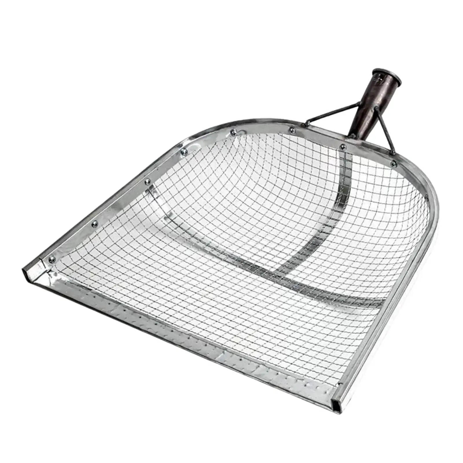 Garden Sieve Soil Shovel Agricultural Filter Riddle Sieve Gardening Soil Sifter Portable for Peanut Sifting Rocks Corn Dates