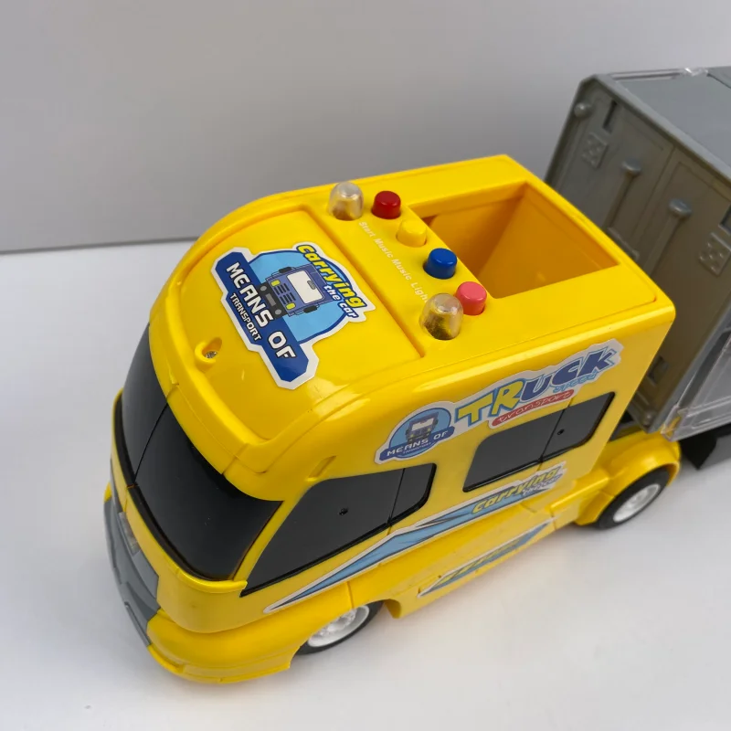 Grand ensemble de camion Transporter Electrolux pour enfants, jouets de vacances d'anniversaire et de Noël, 6 plus petits véhicules, 3 ans et plus