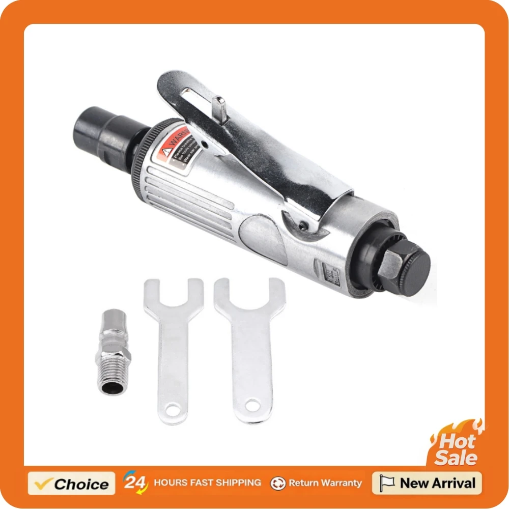 3/6mm Pneumatic Air Die Grinder Grinding Kit Air Die Grinder Kit Polishing Engraving Tool 90PSI Air Die Grinder