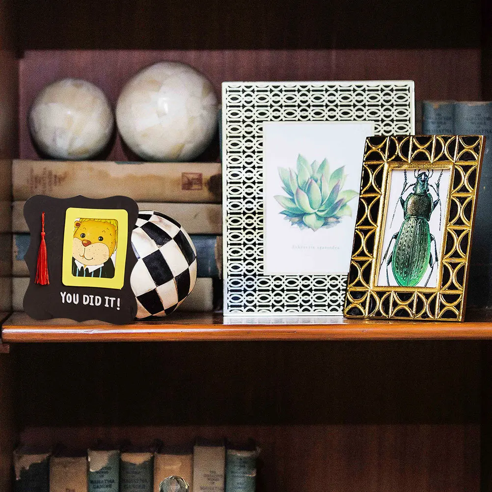 

3Sets DIY Photo Frame Making Materials Kids Non-Woven Fabric Craft Kit for Parent-Child Activities Handmade Picture Holder