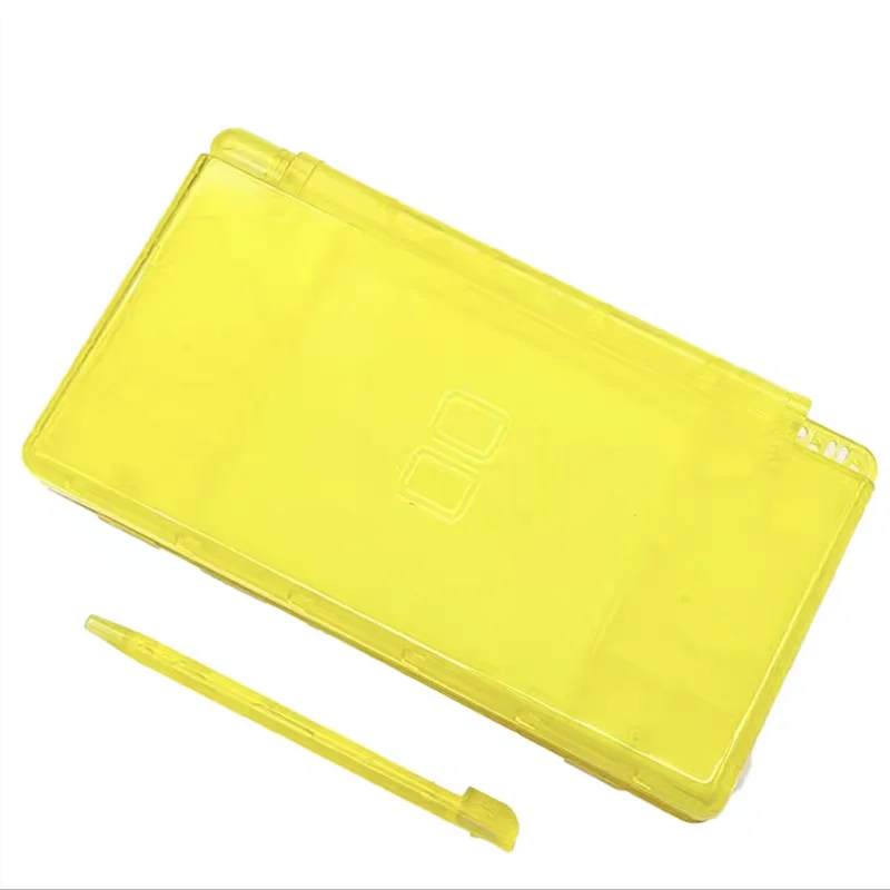 Accesorios de repuesto de carcasa completa para consola NDS Lite NDSL, funda protectora frontal y trasera de Color rojo transparente, novedad