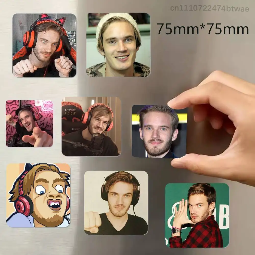 

YouTube P-PewDiePie Refrigerator Magnets, the Perfect Choice for Home, Create a Warm and Cozy Home Decor Gift