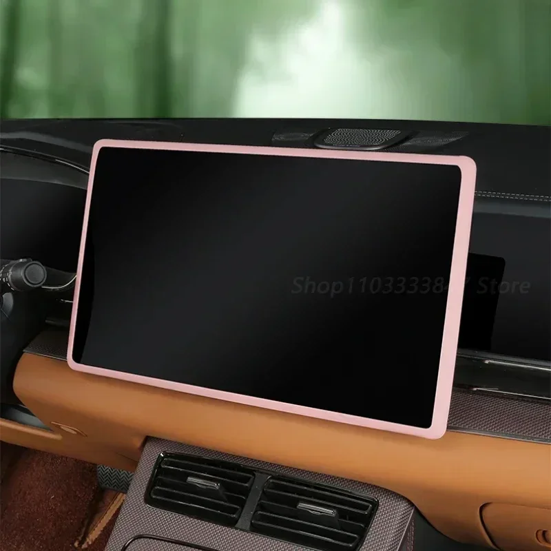 For BYD Han DM-i/EV Car Navigation Screen Frame Protective Cover Meter Central Control Display Silicone Modification Accessories