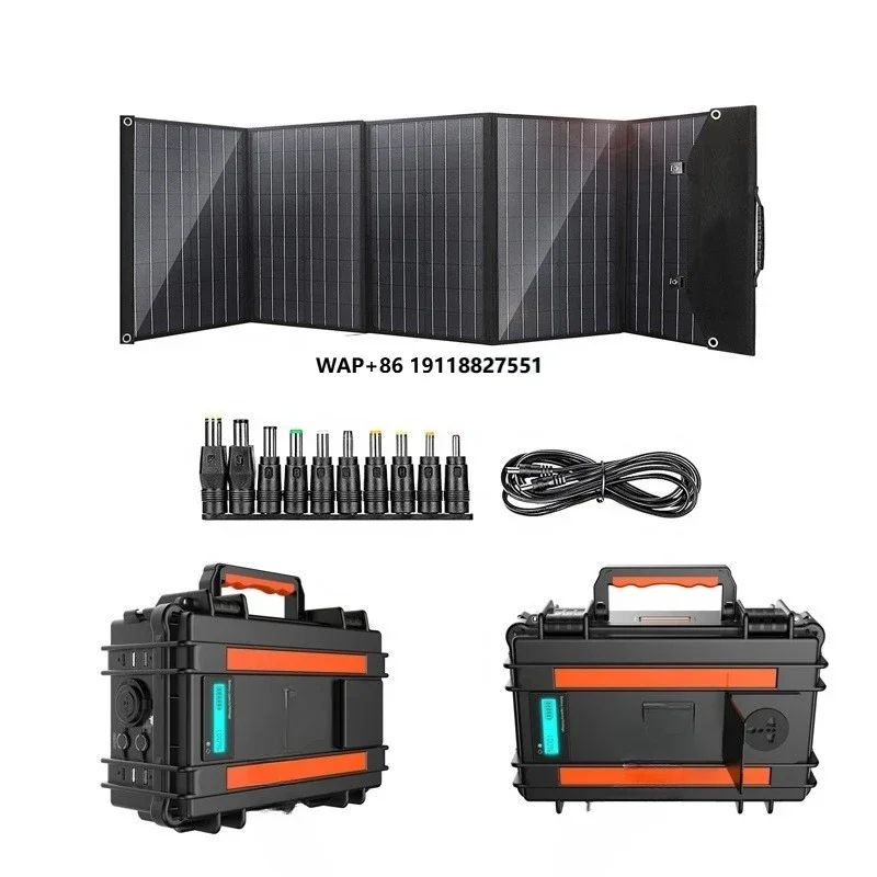Solar Power System 300W 500 W 1000W 1500 W 2000W Portable Solar Generator 3000W